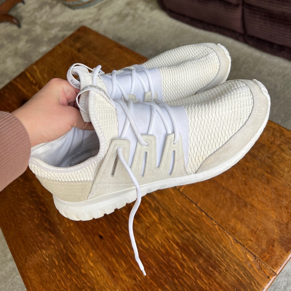 adidas Tubular Radial White Light Grey size 12